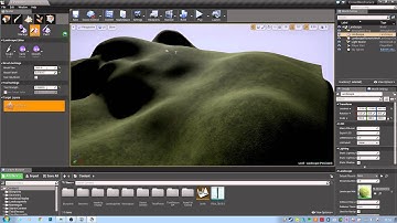 Using the Landscape, foliage and matinee tool in UE4 - PART 1