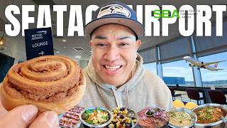 First Class Experience! British Airways Lounge at SEA-TAC Airport