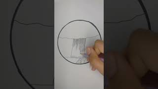 Easy landscape drawing #shorts #craft #art #drawing #crafts #satisfying