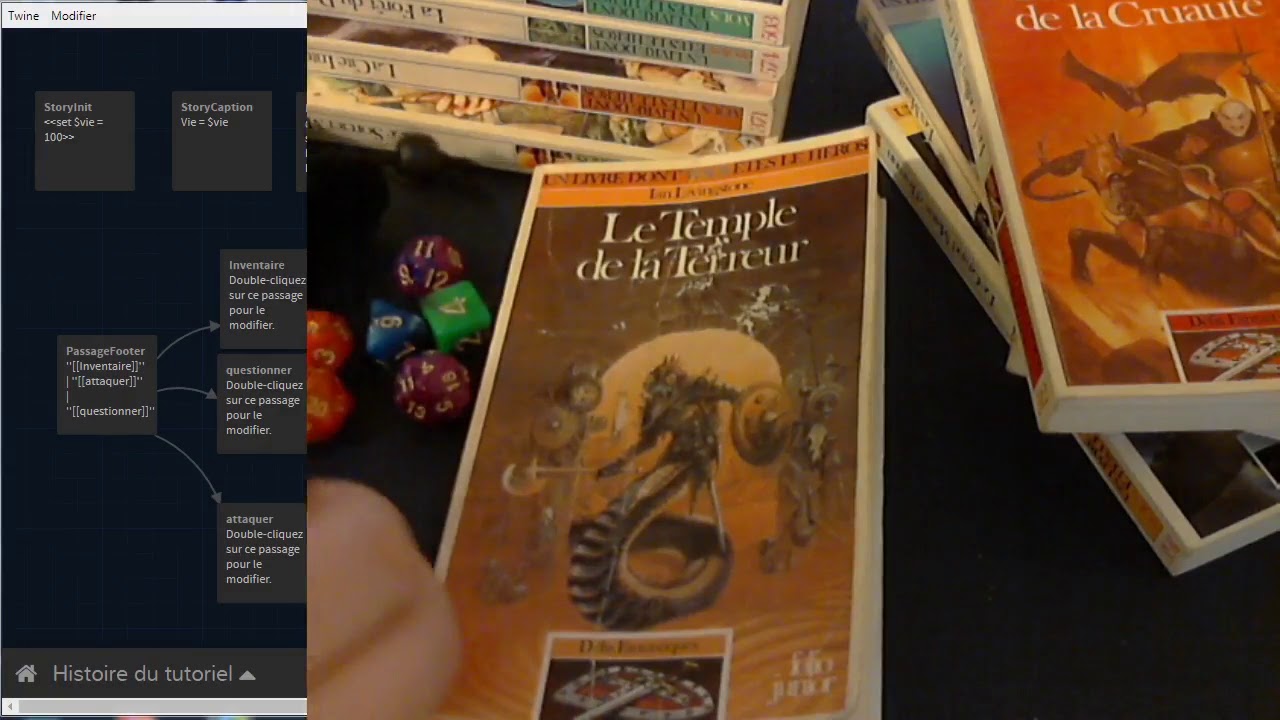 Twine variable, switch et livres à jouer YouTube