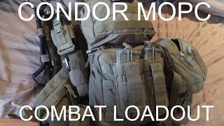 Condor MOPC Plate Carrier setup for Combat Militia SHTF TEOTWAWKI WROL