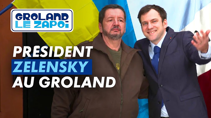 Volodymyr Zelensky en visite au Groland - Groland - CANAL+