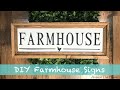 DIY Farmhouse Signs