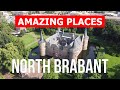 Travel to the province of North Brabant, Netherlands | Nature, vacation, landscapes | Drone 4k video