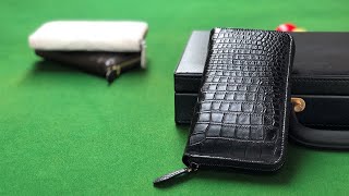タイ王国老舗工場の最高級クロコダイル革長財布で日常を贅沢に！(By