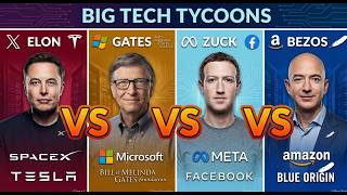 Information Elon Musk vs Jeff Bezos vs Zuckerberg vs Bill Gates vs Jack Ma | Ultimate Billionaire Comparison Guide