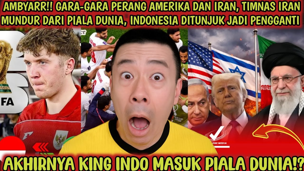 AMBYAR‼️Gara-gara Per4ng AS dan Iran, timnas Indonesia di untungkan, FIFA tunjuk pengganti baru😱🔥