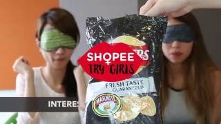 Salty Snacks Blindfold Challenge | Shopee Try Girls screenshot 5