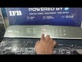 How to select temprature and Steam option in IFB Top load washing Machine
