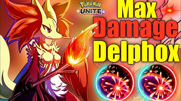 🔥#Rank 1 Delphox Will Blow Your Mind😈| Max Damage Build | Pokemon Unite Gameplay