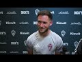 Postgame Reaction | Keegan Rosenberry on team's performance in resounding victory at home