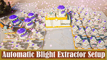 Desynced Automatic Blight Extractor Setup
