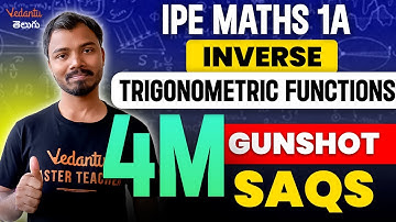 IPE Maths 1A | Inverse Trigonometric Functions | 4 Marks Gunshot SAQs | IPE Maths | IPE 2024/25