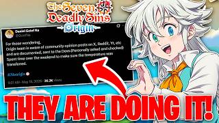 WE DID IT! COMMUNITY FEEDBACK IS BEING ADRESSE BUT... | 7DS: Origin