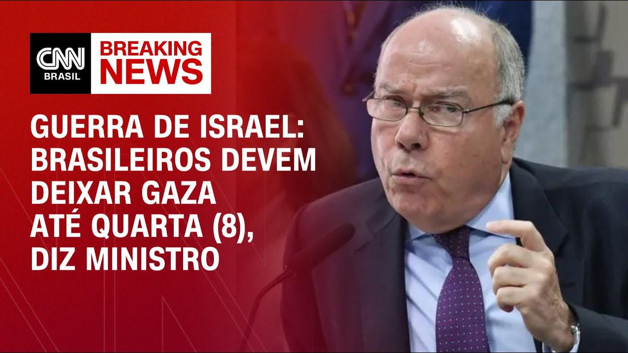 Israel não dá sinal verde para brasileiros saírem de Gaza, e