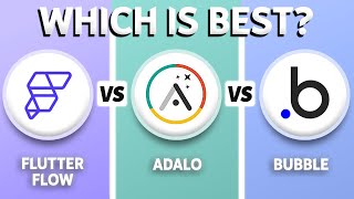 Flutterflow vs Adalo vs Bubble (2026) - Which One Is BEST?