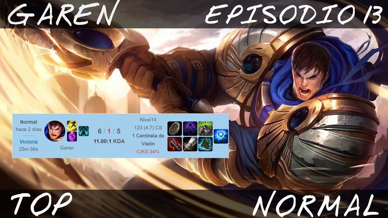 GAREN TOP VS RUMBLE| League of Legends| Episodio 13
