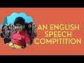 An english speech competition  potential studio