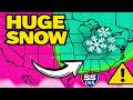 💨Winter Storm Hernando's Effects❄️ Heavy Snowfall Changes Direction💨