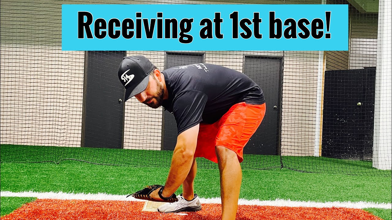 How to receive the ball at 1st base! - YouTube