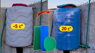 keeps Water Normal in Winters . plastic water tank cover from carpet foam #diy by Desi Ideas & Creativity 2,380 views 6 months ago 6 minutes, 57 seconds