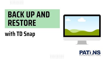 Backup and Restore with TD Snap
