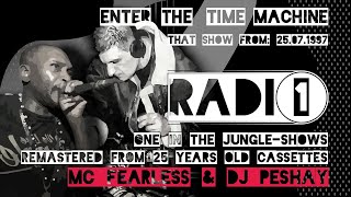 RADIO ONE - ONE IN THE JUNGLE #50 [ MC FEARLESS &amp; DJ PESHAY - 25//07//1997 ] jungle show