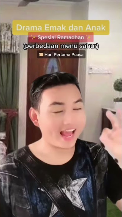 DRAMA PUASA “PERBEDAAN MENU SAHUR” || TikTok @syrlrmd || Syahrul Ramadhan