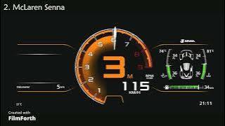 Supercars Acceleration 1 0-300~400km/h (Launch Control)