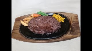 ジュ～ジュ～ステーキを　樹脂粘土で作ってみました　I made a steak with clay