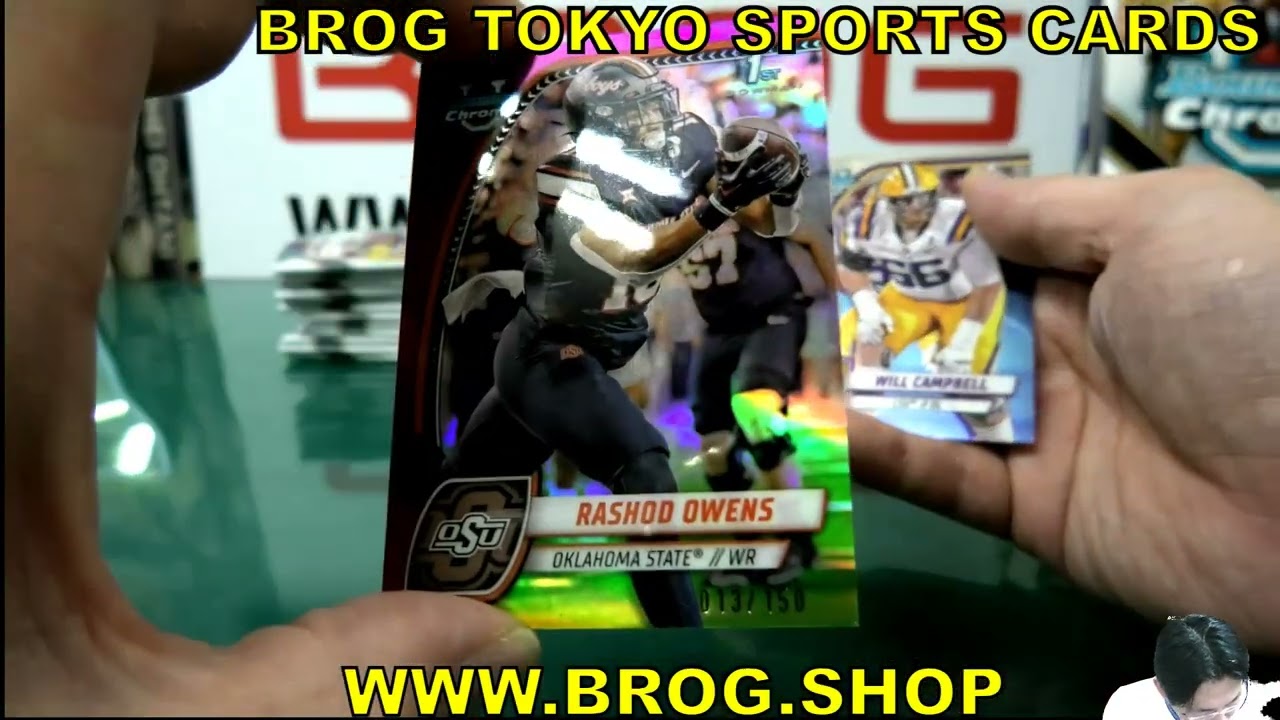Wasshi BGBPB American Football BOWMAN CHROME HOBBY BOX BREAKS BROG