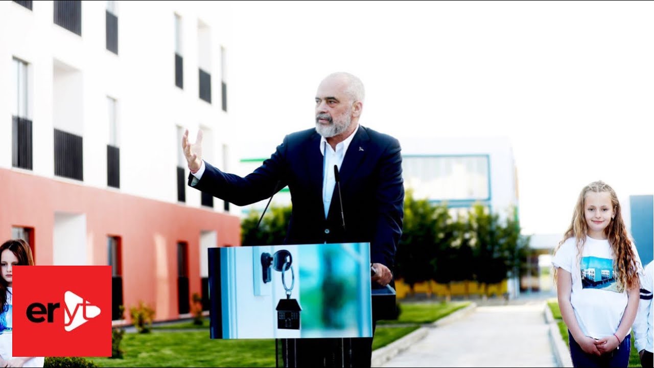 Kryeministri Edi Rama - Valias, Kamëz, kënaqësi të japim sot çelësat për 112 apartamente të reja