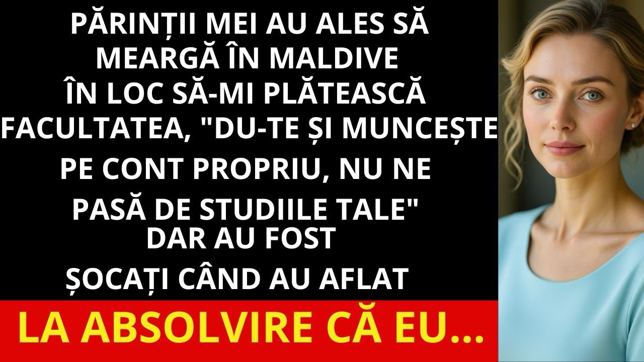 Părinții mei au preferat vacanța în locul facultății mele, dar apoi au fost îngroziți de adevăr