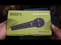 ROXY RMX 9000 WIRED MIC UNBOXING AND REVIEW