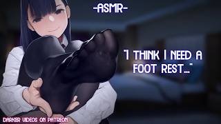 [ASMR] [ROLEPLAY] ♡dom friend makes you worship her f**t♡ (binaural/F4A)