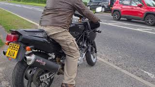 1997 YAMAHA TRX850 TEST RIDE.