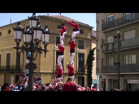 Castellers de Barcelona: 2 pd5 Terrassa 7/04/2013