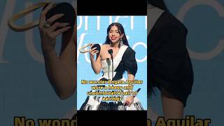 No wonder Ángela Aguilar wore a heavy and uncomfortable pair of earrings at the Billboard Women