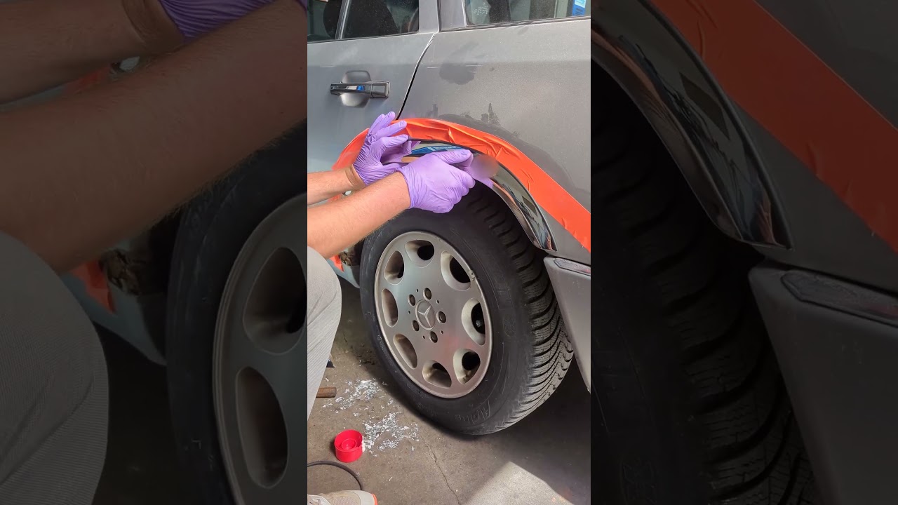 Grandpa tuning 😂 #mechanic #repair #mercedes #classiccar #tuning #rust #diy #fail #broken