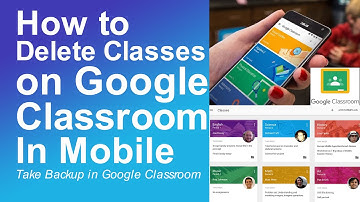 How to Delete Class on Google Classroom in mobile