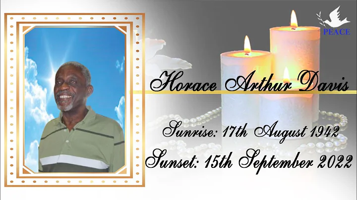 Funeral Tribute Service Of Horace Arthur Davis