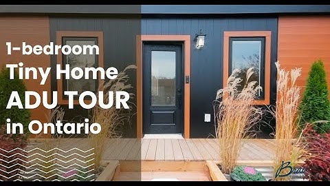 Tiny Home Tour - Ontario ADU Modular 1-bedroom Model Home by Brauer Living Pods