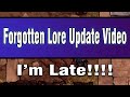 Forgotten Lore - Channel Update - Stoneshard Update