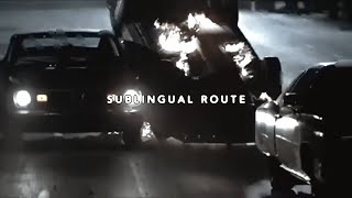 $UICIDEBOY$ X GERM - SUBLINGUAL ROUTE (LYRIC VIDEO)