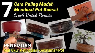 Easy Ways to Make Bonsai Pots‼️with an old paint bucket