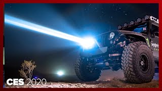 WOW! The Baja Designs laser lights turn night into day for extreme off-roading
