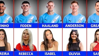 Manchester City Players and Their Beautiful Wives Girlfriends Season