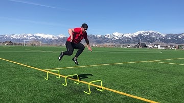 Single Leg Hurdle Hop Progression 3: Multiple Response