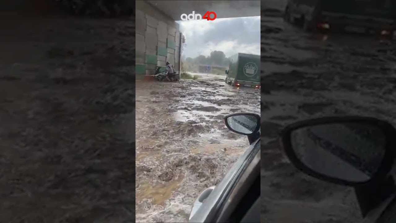 Se difunden impresionantes imágenes de la severas inundaciones por las tormentas en Zaragoza, España