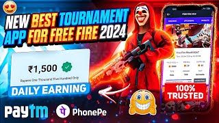 BEST TOURNAMENT APP FOR FREE FIRE💰 - 100% TRUSTED💯✅ | FREE FIRE BEST TOURNAMENT APP 2024👌